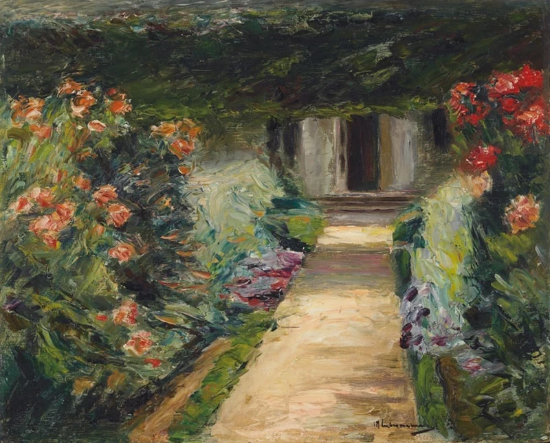 L'orto a nord - est, piante perenni fiorite